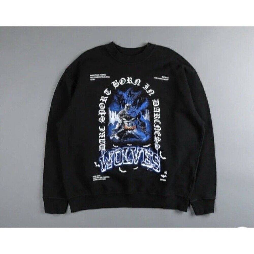 Darc Sport Bring The Pain London Crewneck Black Large Batman Dark Knight‎ RARE